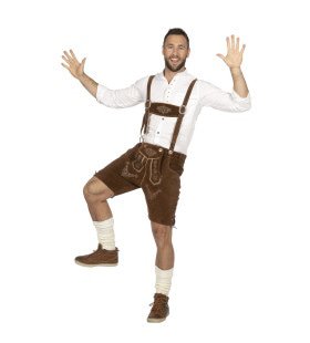 Bierfeest Lederhosen Heinz Hijs Man