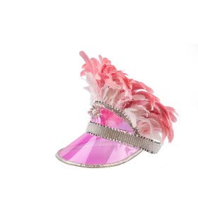 Roze Glam Zomercarnaval Zonneklep