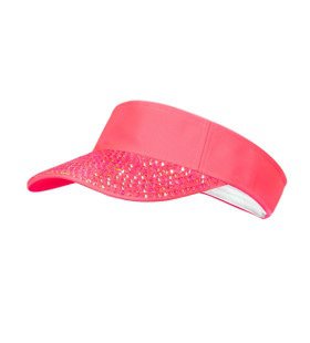 Roze Bling Bling Zonneklep