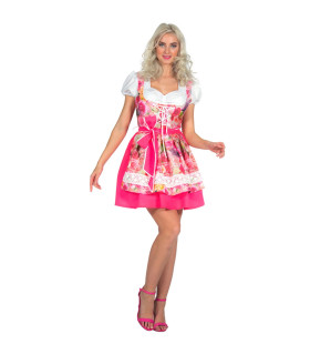 Dirndl Zoete Lieve Roos Vrouw Kostuum