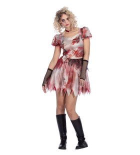 Bloody Mess Zombie Vrouw Kostuum