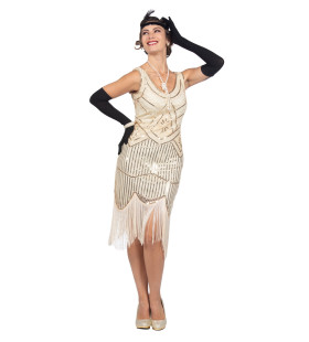 Roaring Twenties Charleston Diva Diana Vrouw Kostuum