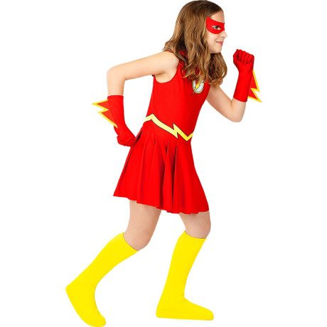 Flash Costume For Girls Meisje Kostuum