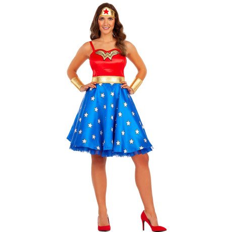 Wonder Woman Jaren 50 Stijl Vrouw Kostuum