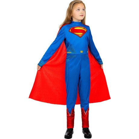 Jongedame Van Staal Supergirl Uit Justice League Kind Kostuum