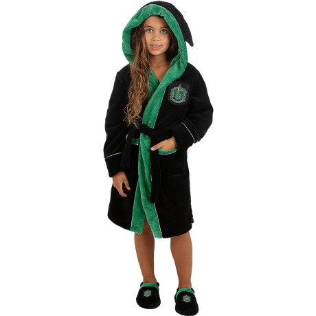 Slytherin Dressing Badjas Harry Potter Kind Kind Kostuum