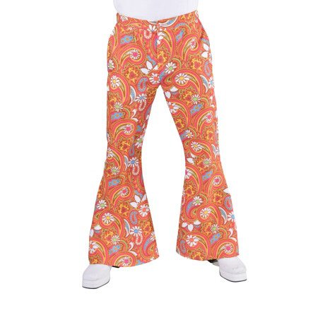 Hippie Broek Paisley Oranje Man