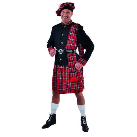 Schotse Klederdracht Tartan Scott Mcdonald Man Kostuum