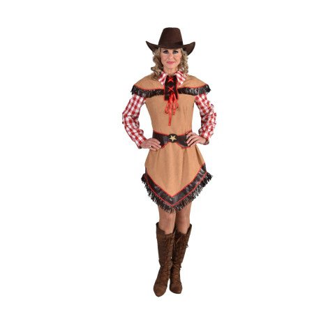 Wilde Westen Cowgirl Randy Ranch Vrouw Kostuum