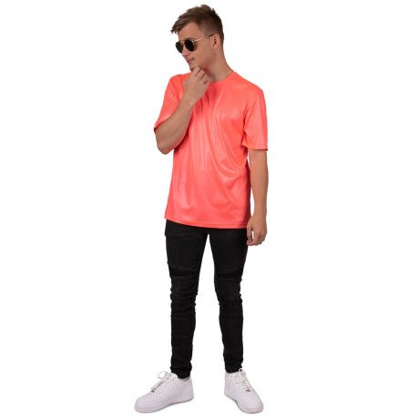 Gordon Disco Shirt Neon Pink Man