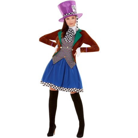 Zo Gek Als Een Mad Hatter Vrouw Kostuum