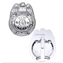 Politie Penning Badge Zilver