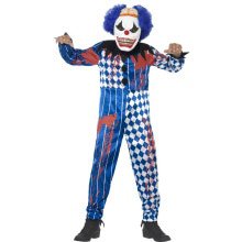 Zombie Sinistere Clown Jongen Kostuum