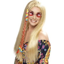 Hippie Blonde Pruik