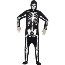 Skelet Onesie (Pak Uit 1 Stuk) Kostuum Man