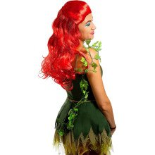 Poison Ivy Fantasy Pruik Rood