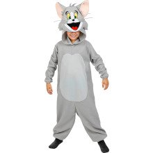 Tom De Tekenfilm Kater Onesie Kind Kostuum