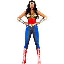 Woeste Wonder Woman Vrouw Kostuum