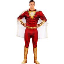 Captain Marvel Shazam Man Kostuum