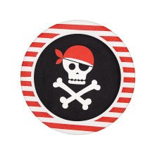 Pirates Party Borden 23 Centimeter 8 Stuks