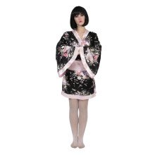 Japanse Kimono Shimasake Vrouw Kostuum