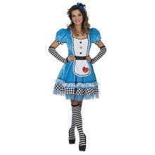 Alice Uit Het Sprookjes Wonderland Vrouw Kostuum