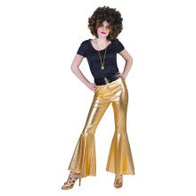 Disco Fever Broek Glinsterend Goud Vrouw