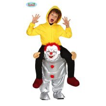 Ontvoerd Door Een Horror Clown Kind Kind Kostuum