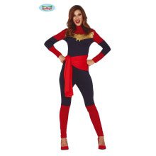 Superheldin Captain Marvel Stripboek Vrouw Kostuum