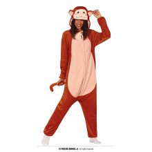 Jolige Aap Onesie Kostuum