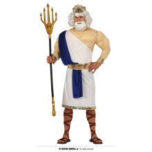 Poseidon Heerser Van De Diepe Zee Man Kostuum