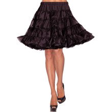 Luxe Petticoat Knielengte Zwart