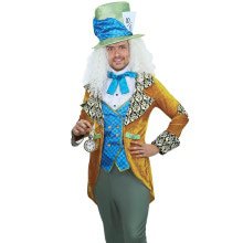 Krankzinnig Knotsgek Mad Hatter Man Kostuum