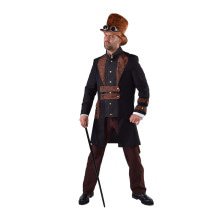 Steampunk Science Fiction Stoomkracht Man Kostuum