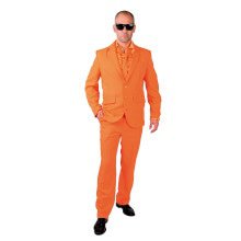 Cool Men In Orange Man Kostuum