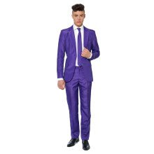 Prince Solid Purple Suitmeister Man Kostuum