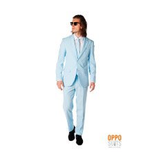 Lichtblauw Cool Blue Opposuit Kostuum Man