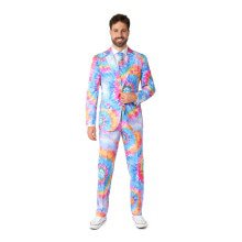 Mr. Die Hard Tie Dye Man Kostuum