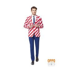 USA United Stripes Opposuit Man Kostuum