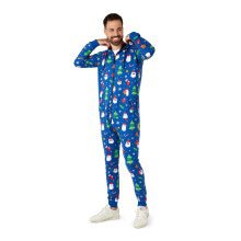 Onesie Ultimate Xmas Blauw Kostuum