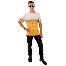 Goud Gele Rakker Bier T-Shirt