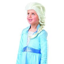 Frozen Elsa Blond Ingevlochten Vlecht Pruik