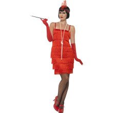 Red Rita Flapper Vrouw Kostuum