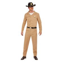 80s Zandkleurige Sheriff Man Kostuum