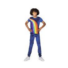 K3 Verkleedpak - Regenboog Blauw Kind Kostuum