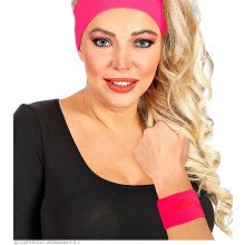 Not Afraid To Move Zweetband Pols Neon Roze