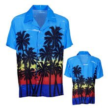 Caribbean Sunrise Hawaiishirt Palm Beach Man