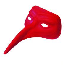 Commedia Dellarte Venetiaans Masker, Rood