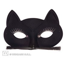 Oogmasker Zwarte Kat