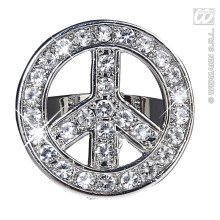 Peace And Love Ring Strass